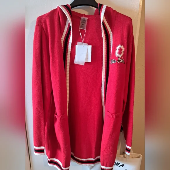 Gameday Couture Ohio State Buckeyes Cardigan Red Size XL NWT - Picture 2 of 7